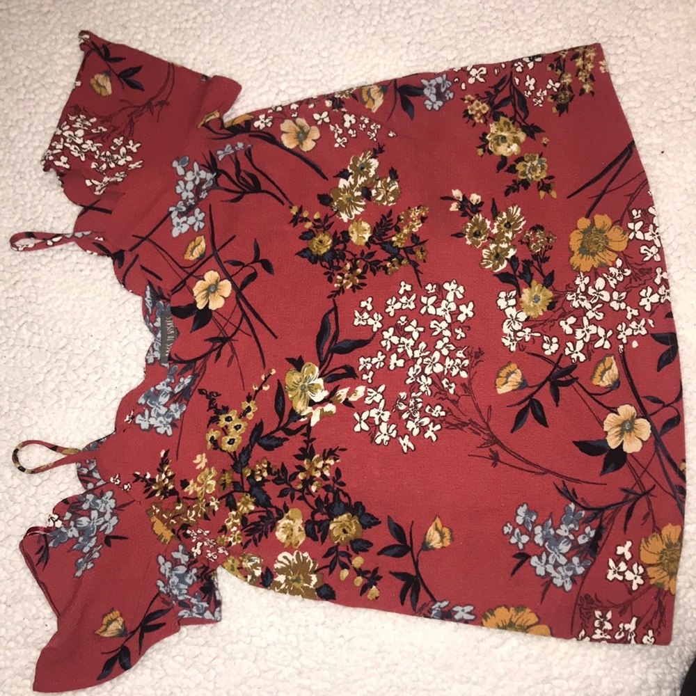 Orange blouse